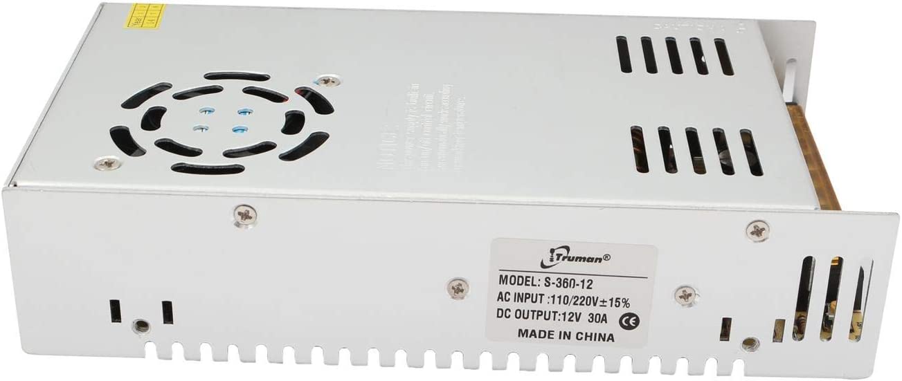 Qida bloku JW S-360-12 12V30A power supply (260*65*50mm) SETKA-N ADAPTOR CCTV_1