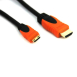 Kabel VCOM CG582-O-1.8 HDMI M/MINI HDMI M 1080P W/Ethernet/3D 4kx2k resolution 24K Gold plated Nylon net jacket_0