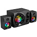 Kompüter akustikası SGM RAMPAGE RMS-G8 2 + 1 25W BLUETOOTH + USB-SD-FM RAINBOW BLACK LED ILLUMINATED GAMING SPEAKER_2